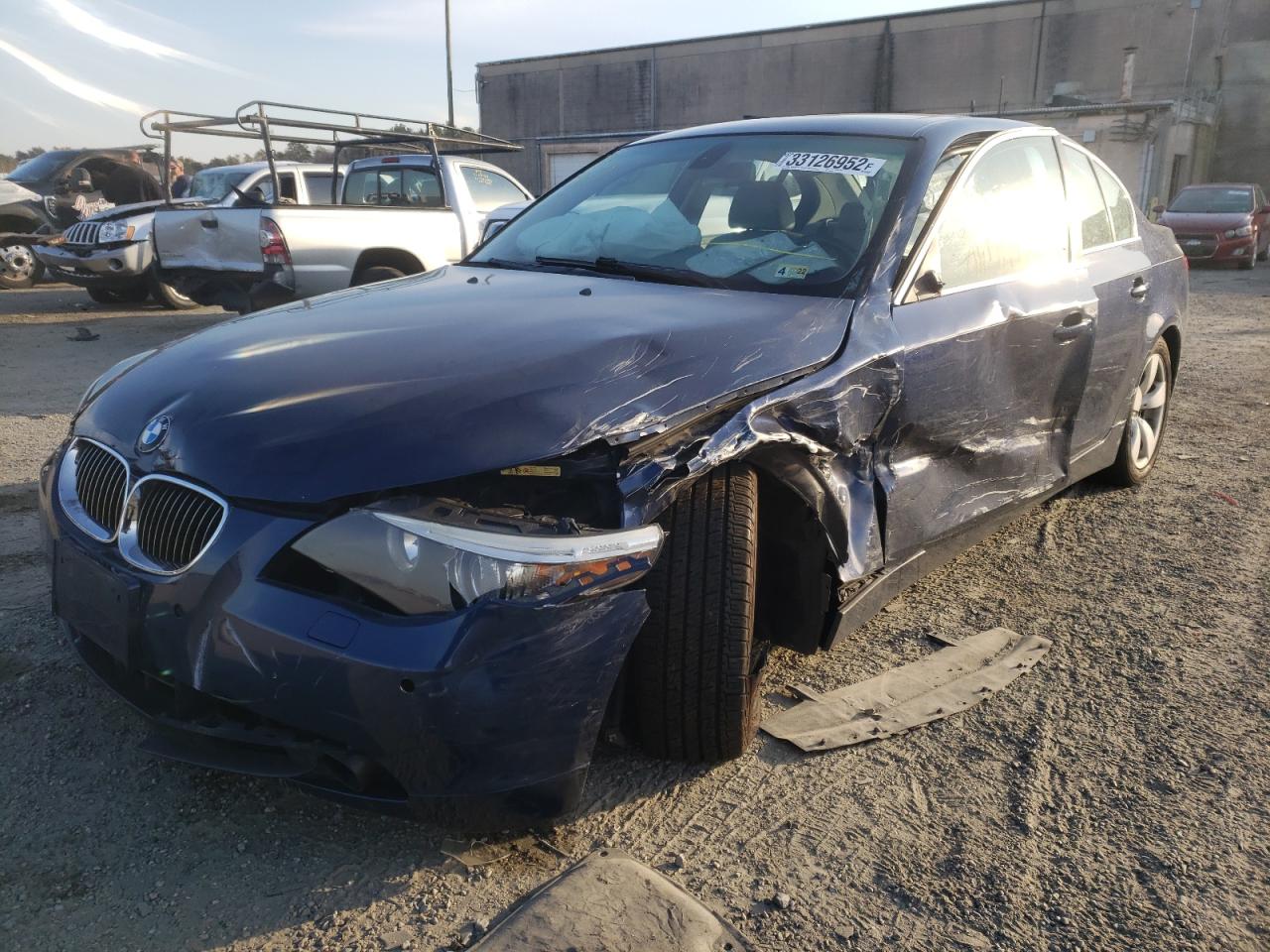 Photo 2 from auction – 2007 BMW 525 I with VIN WBANE53597CY05786