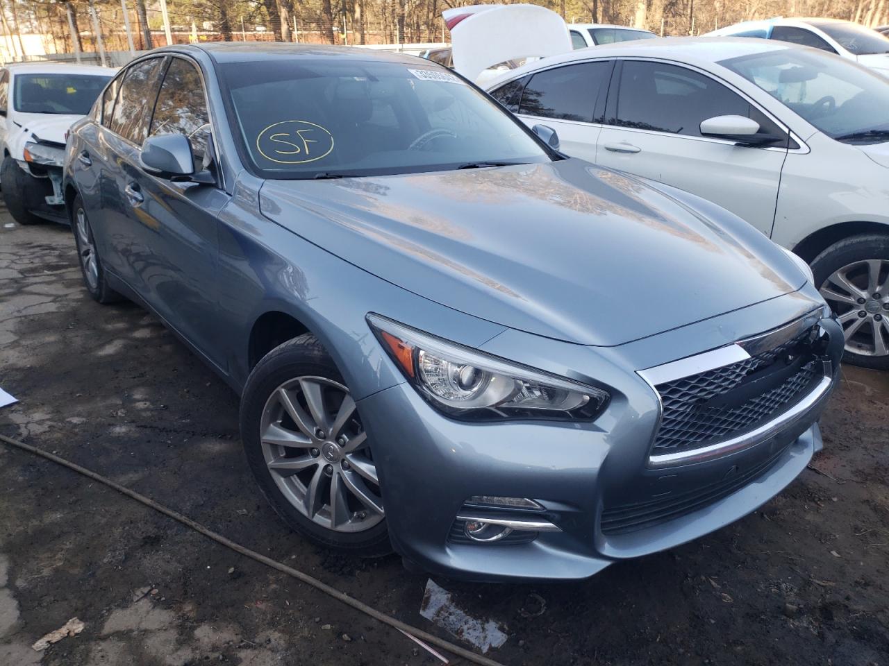 INFINITI Q50 BASE 2016 with VIN JN1CV7AP1GM202497 - Photo from auction