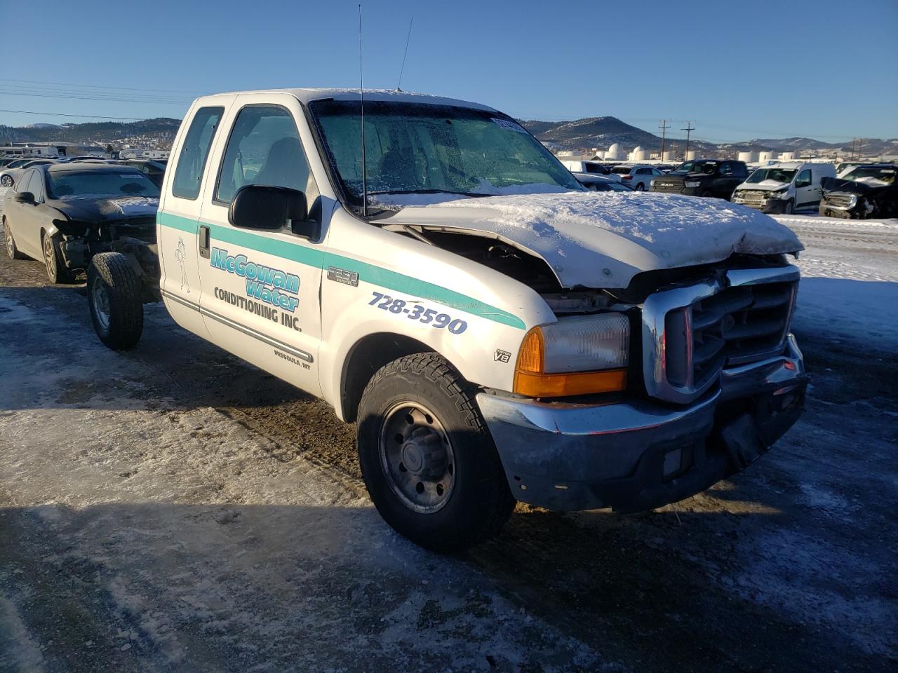 FORD F250 SUPER 1999 with VIN 1FTNX20L7XEB13822 - Photo from auction