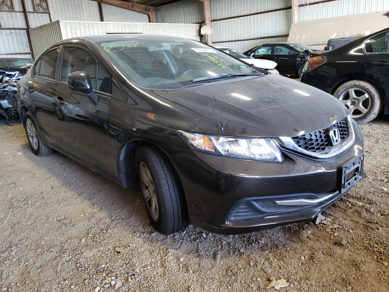 HONDA CIVIC LX 2013 with VIN 2HGFB2F54DH543292 - Photo from auction