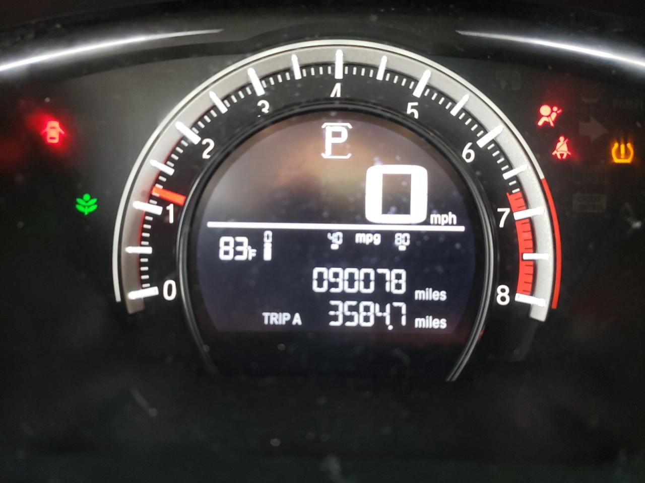 Photo 8 from auction – 2016 HONDA CIVIC LX with VIN 19XFC2F54GE006773
