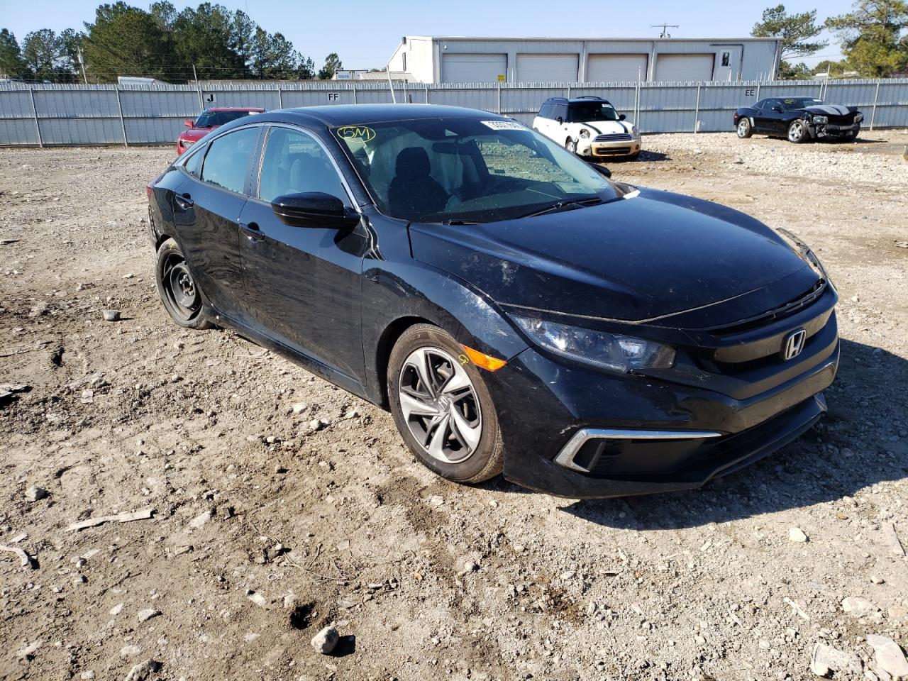 HONDA CIVIC LX 2019 with VIN 19XFC2F61KE022981 - Photo from auction