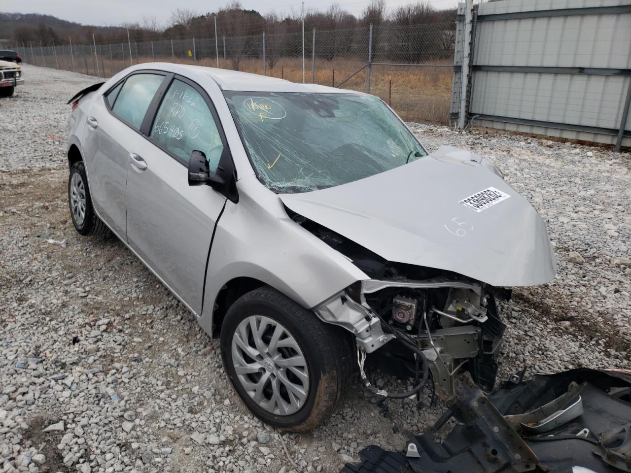 TOYOTA COROLLA L 2017 with VIN 5YFBURHE2HP665405 - Photo from auction