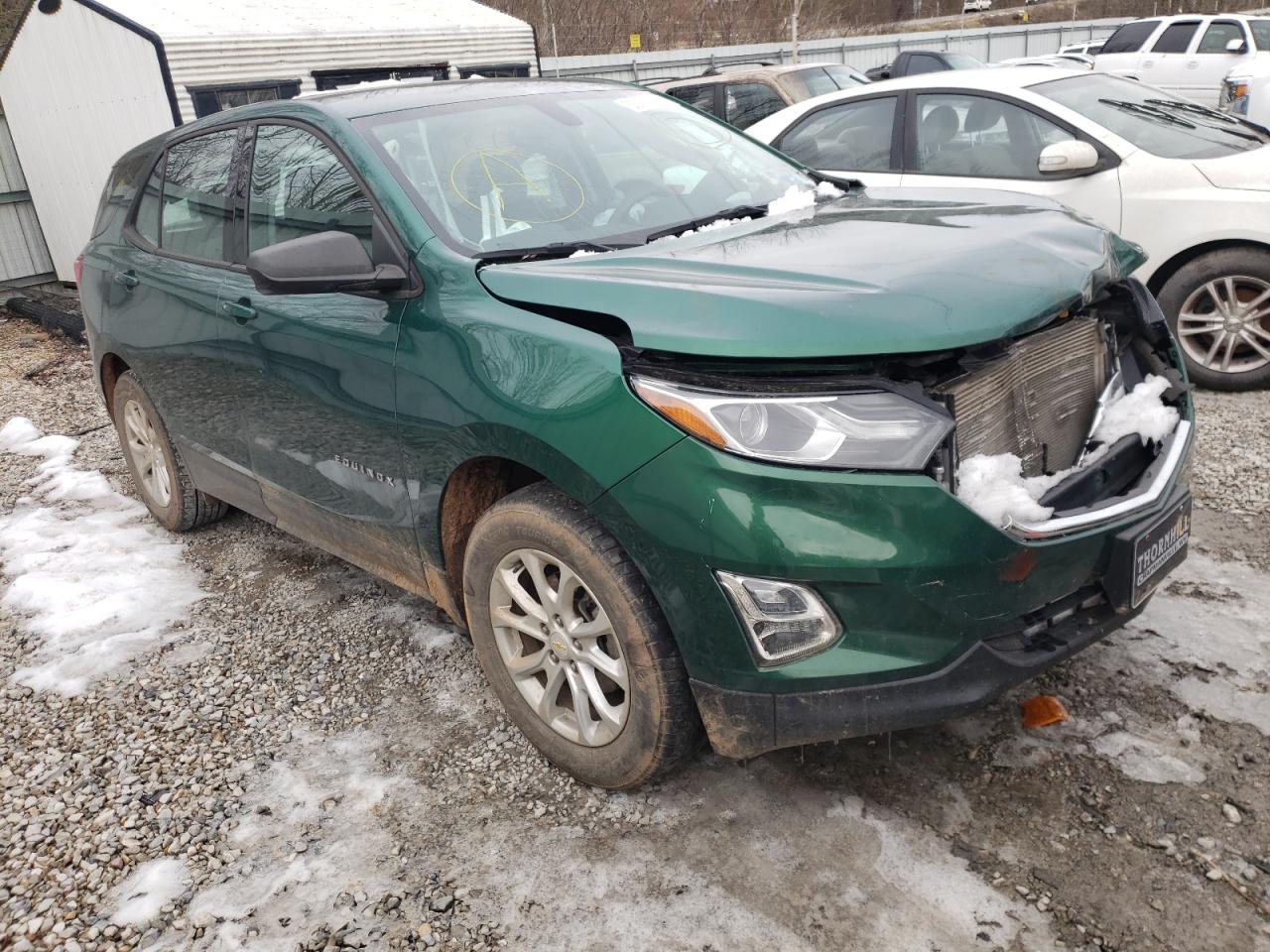CHEVROLET EQUINOX LS 2018 with VIN 2GNAXREV1J6236049 - Photo from auction