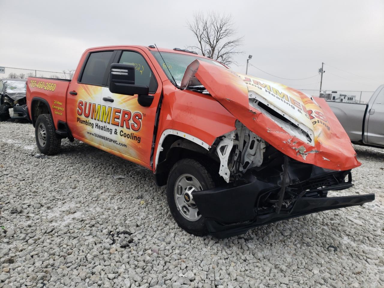 CHEVROLET SILVERADO 2020 with VIN 1GC4YLE74LF142046 - Photo from auction
