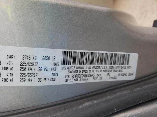Photo 10 from auction – 2017 DODGE GRAND CARA with VIN 2C4RDGCGXHR783245