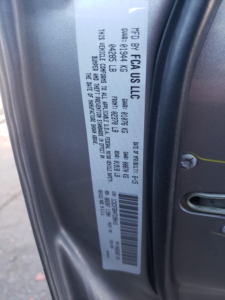 Photo 10 from auction – 2015 DODGE DART SXT with VIN 1C3CDFBB4FD390416