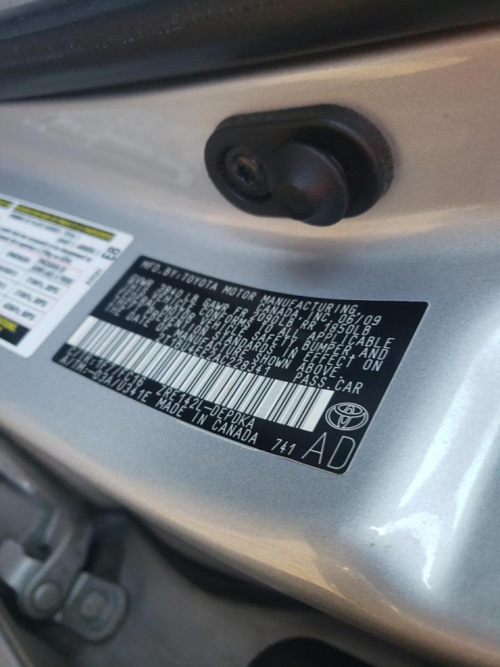 Photo 10 from auction – 2010 TOYOTA COROLLA BA with VIN 2T1BU4EE2AC228341