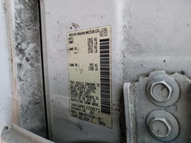 Photo 10 from auction – 2012 NISSAN ALTIMA BAS with VIN 1N4AL2AP9CC220071