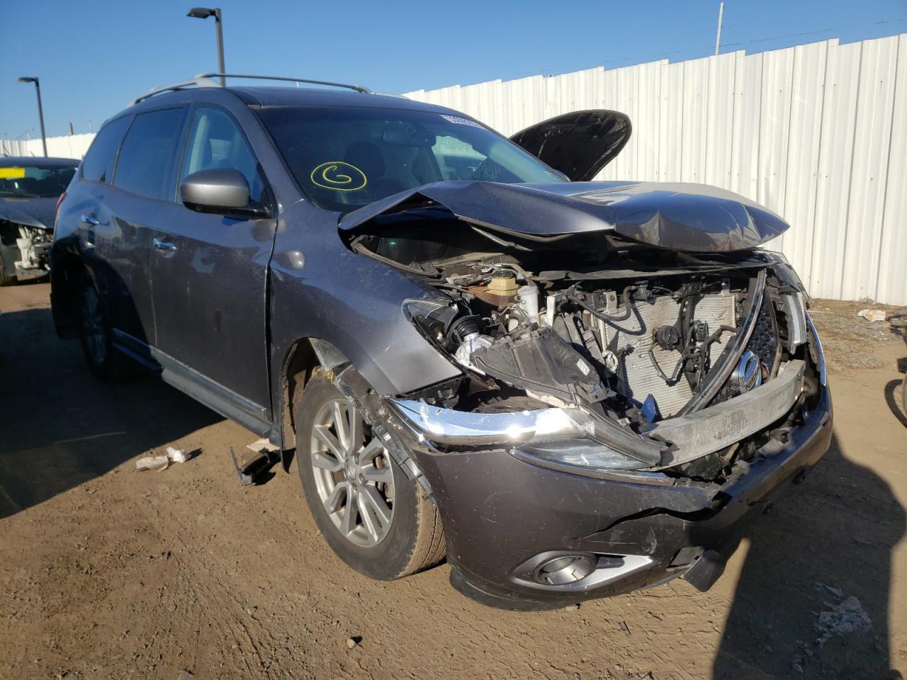 Photo 1 from auction – 2016 NISSAN PATHFINDER with VIN 5N1AR2MM8GC663095