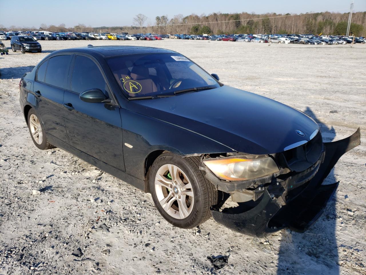 BMW 328 I 2008 with VIN WBAVA37508NL17794 - Photo from auction