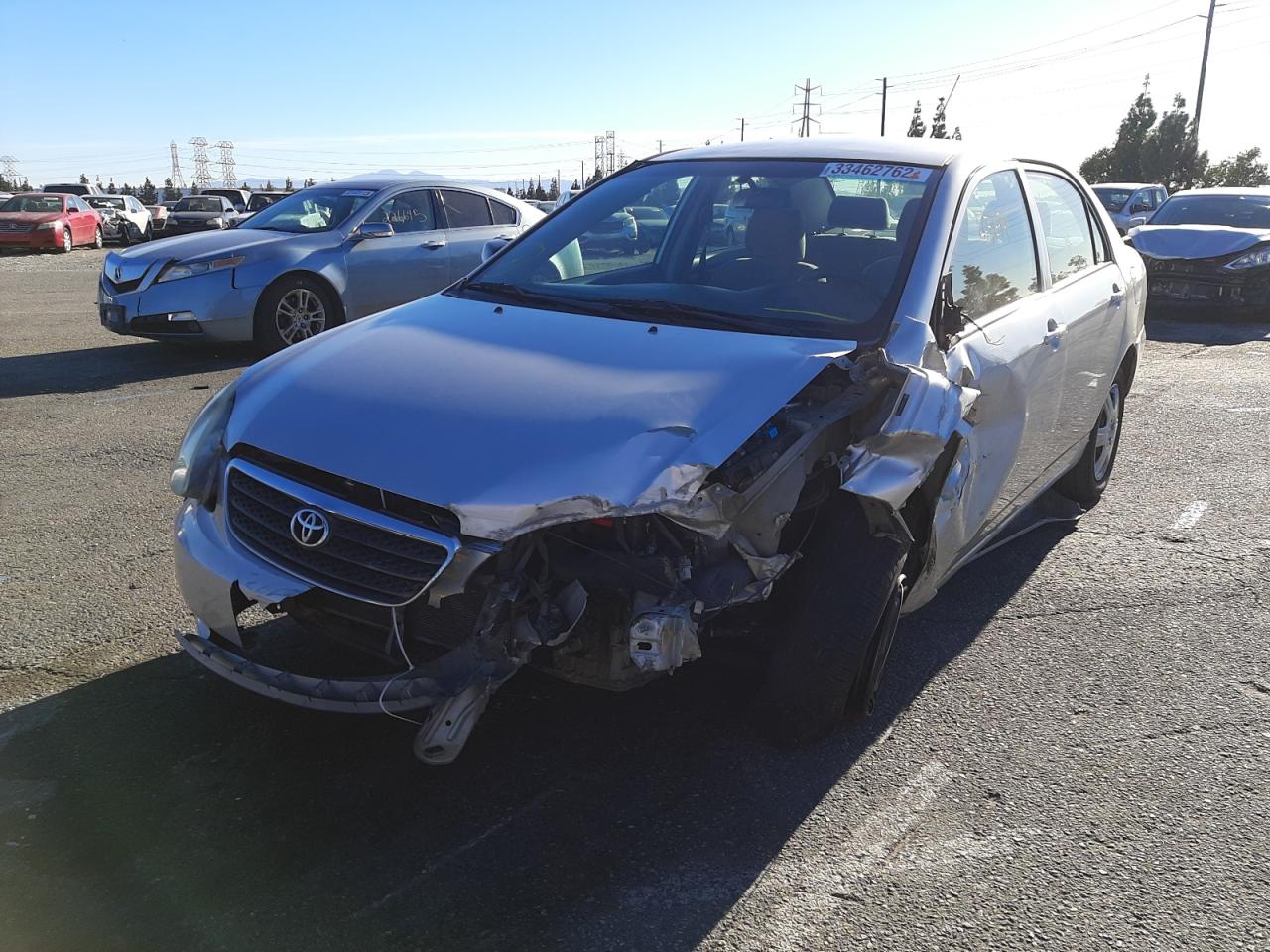 Photo 2 from auction – 2007 TOYOTA COROLLA CE with VIN JTDBR32E570112943