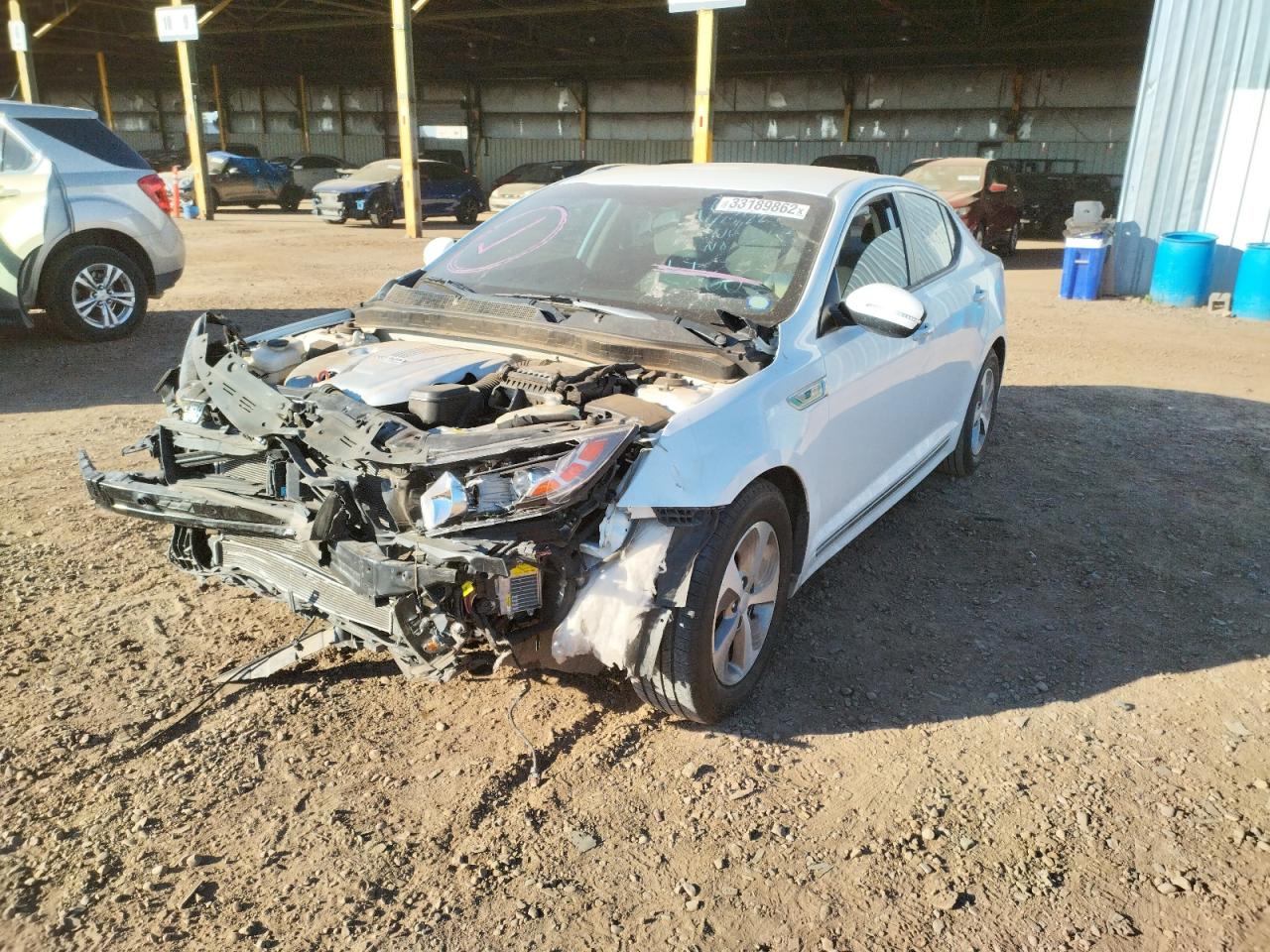 Photo 2 from auction – 2016 KIA OPTIMA HYB with VIN KNAGM4ADXG5093602