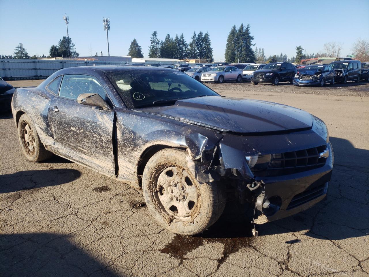 Photo 1 from auction – 2013 CHEVROLET CAMARO LS with VIN 2G1FE1E39D9185609