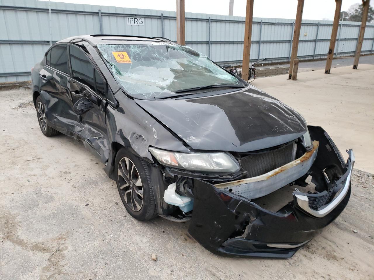 Photo 1 from auction – 2013 HONDA CIVIC EX with VIN 19XFB2F82DE056564