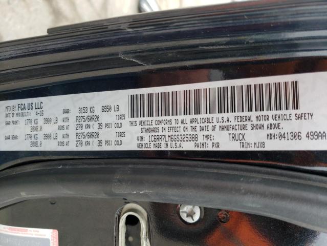 Photo 10 from auction – 2016 RAM 1500 SLT with VIN 1C6RR7LM6GS325388