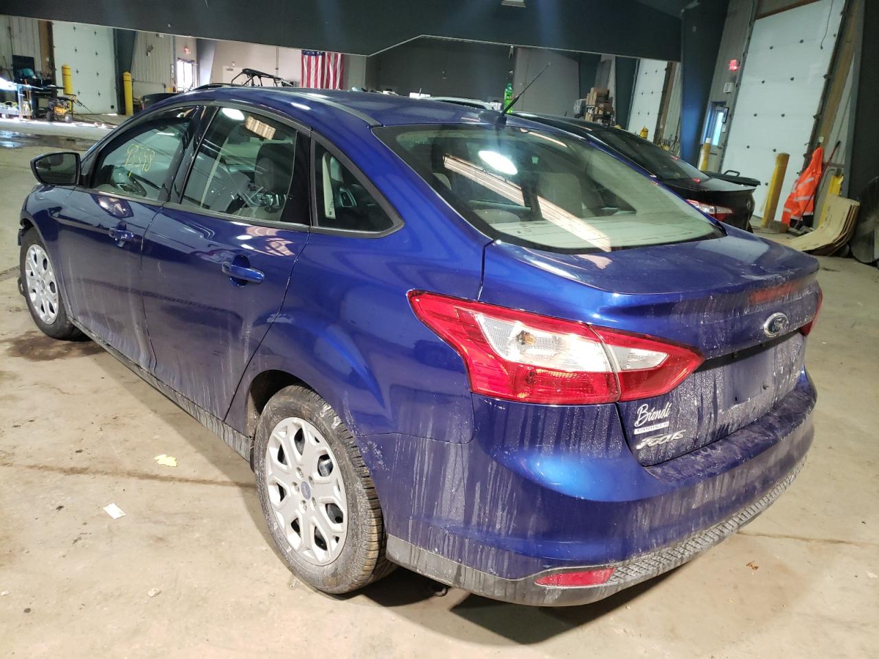 Photo 3 from auction – 2012 FORD FOCUS SE with VIN 1FAHP3F27CL346726