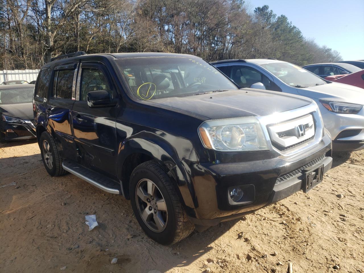 HONDA PILOT 2009 with VIN 5FNYF38429B027077 - Photo from auction