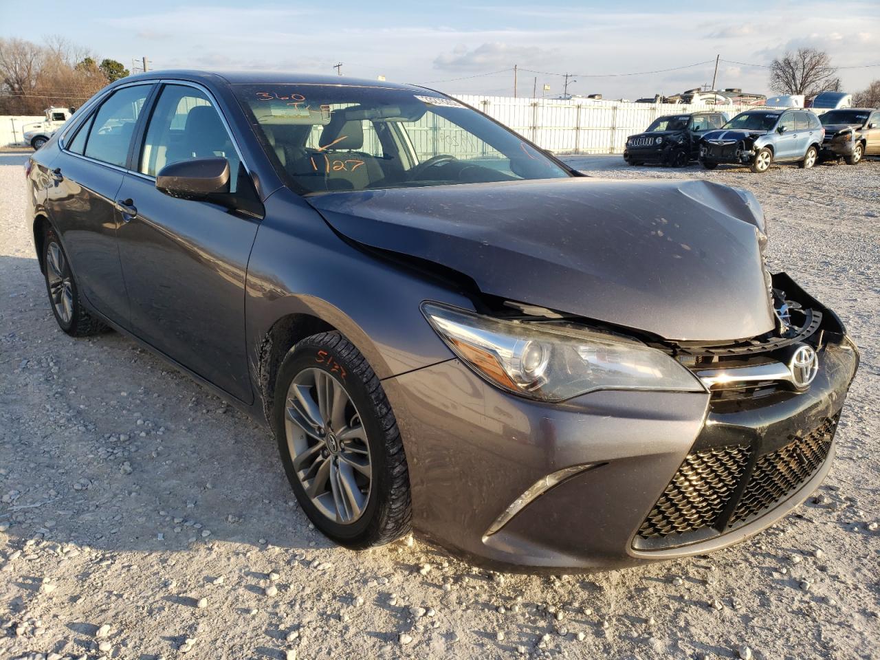 TOYOTA CAMRY LE 2015 with VIN 4T1BF1FK7FU019616 - Photo from auction