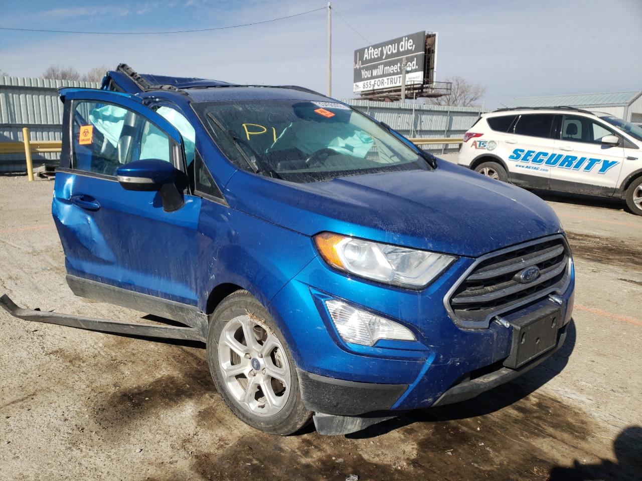 FORD ECOSPORT S 2018 with VIN MAJ3P1TEXJC222637 - Photo from auction