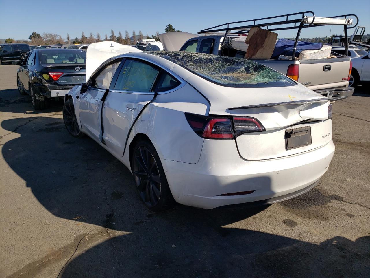 Photo 3 from auction – 2020 TESLA MODEL 3 with VIN 5YJ3E1EC9LF719454