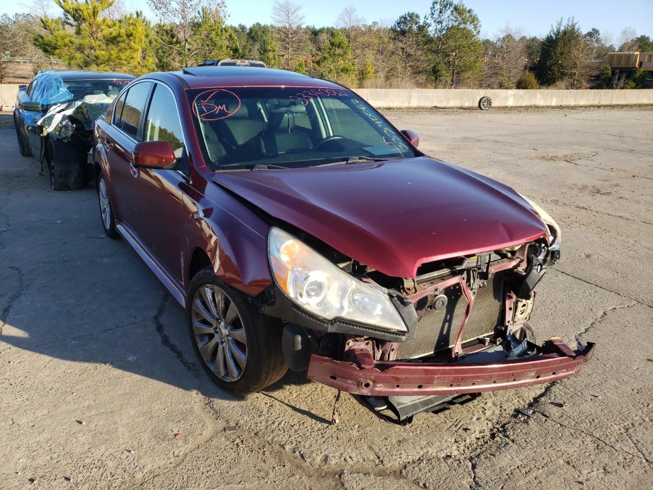 SUBARU LEGACY 2.5 2012 with VIN 4S3BMBK60C3036137 - Photo from auction