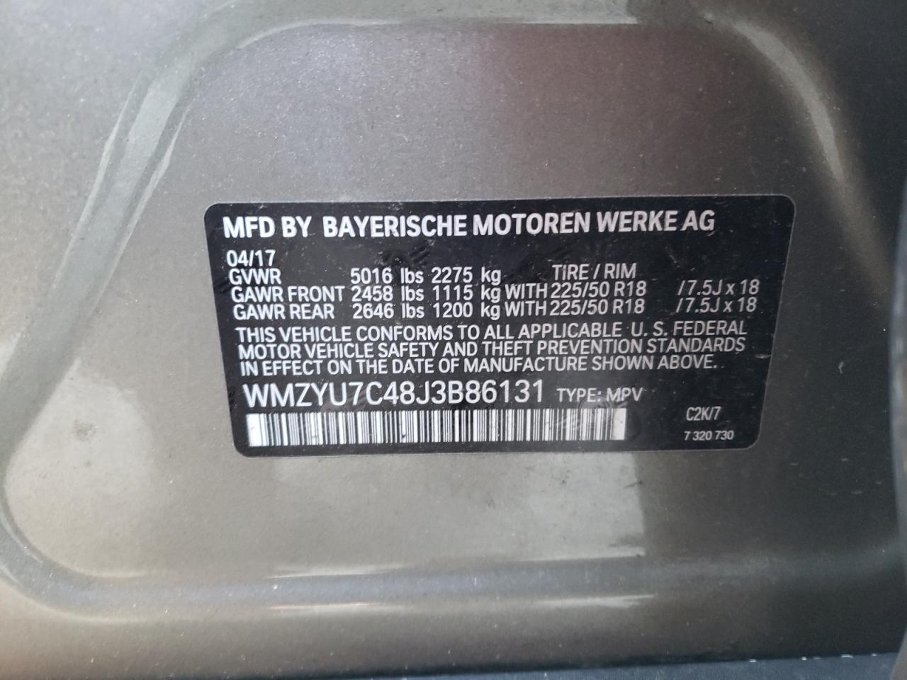 Photo 10 from auction – 2018 MINI COOPER S E with VIN WMZYU7C48J3B86131