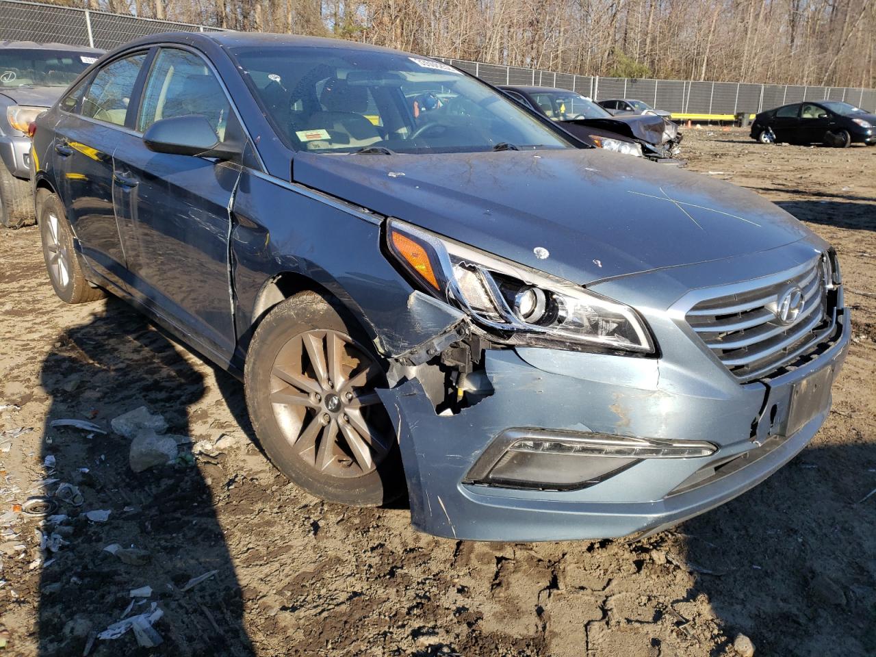 HYUNDAI SONATA SE 2015 with VIN 5NPE24AF2FH145613 - Photo from auction