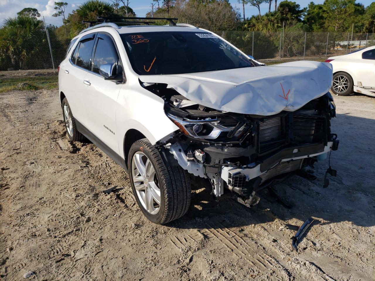 CHEVROLET EQUINOX PR 2018 with VIN 2GNAXNEX9J6204766 - Photo from auction