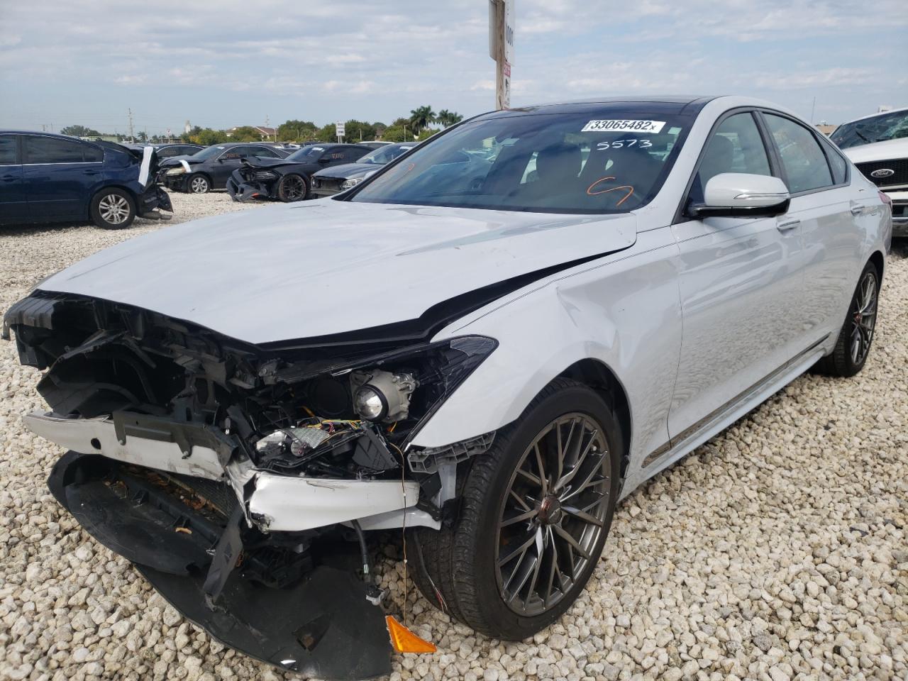 Photo 2 from auction – 2019 GENESIS G80 BASE with VIN KMTFN4JE1KU325573