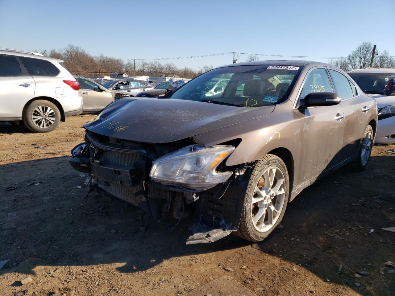 Photo 2 from auction – 2014 NISSAN MAXIMA S with VIN 1N4AA5APXEC448753