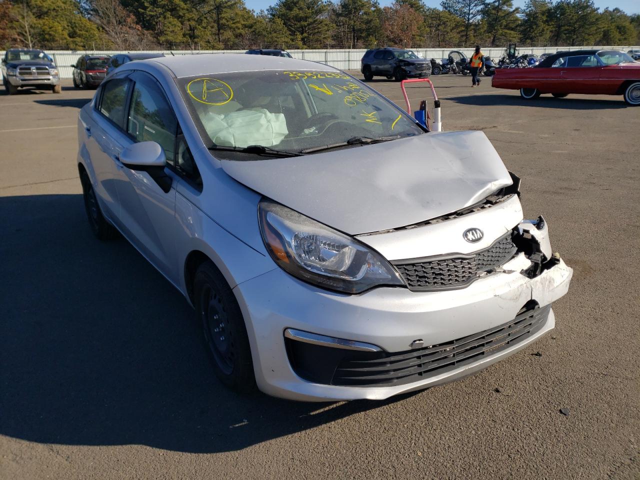 KIA RIO LX 2017 with VIN KNADM4A32H6098752 - Photo from auction