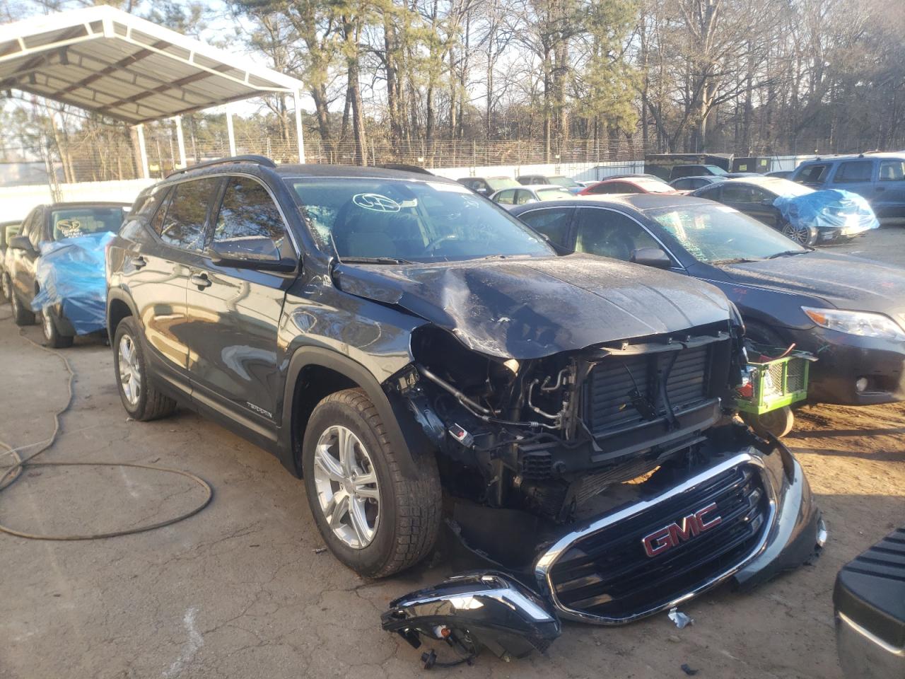 GMC TERRAIN SL 2018 with VIN 3GKALTEV9JL308598 - Photo from auction