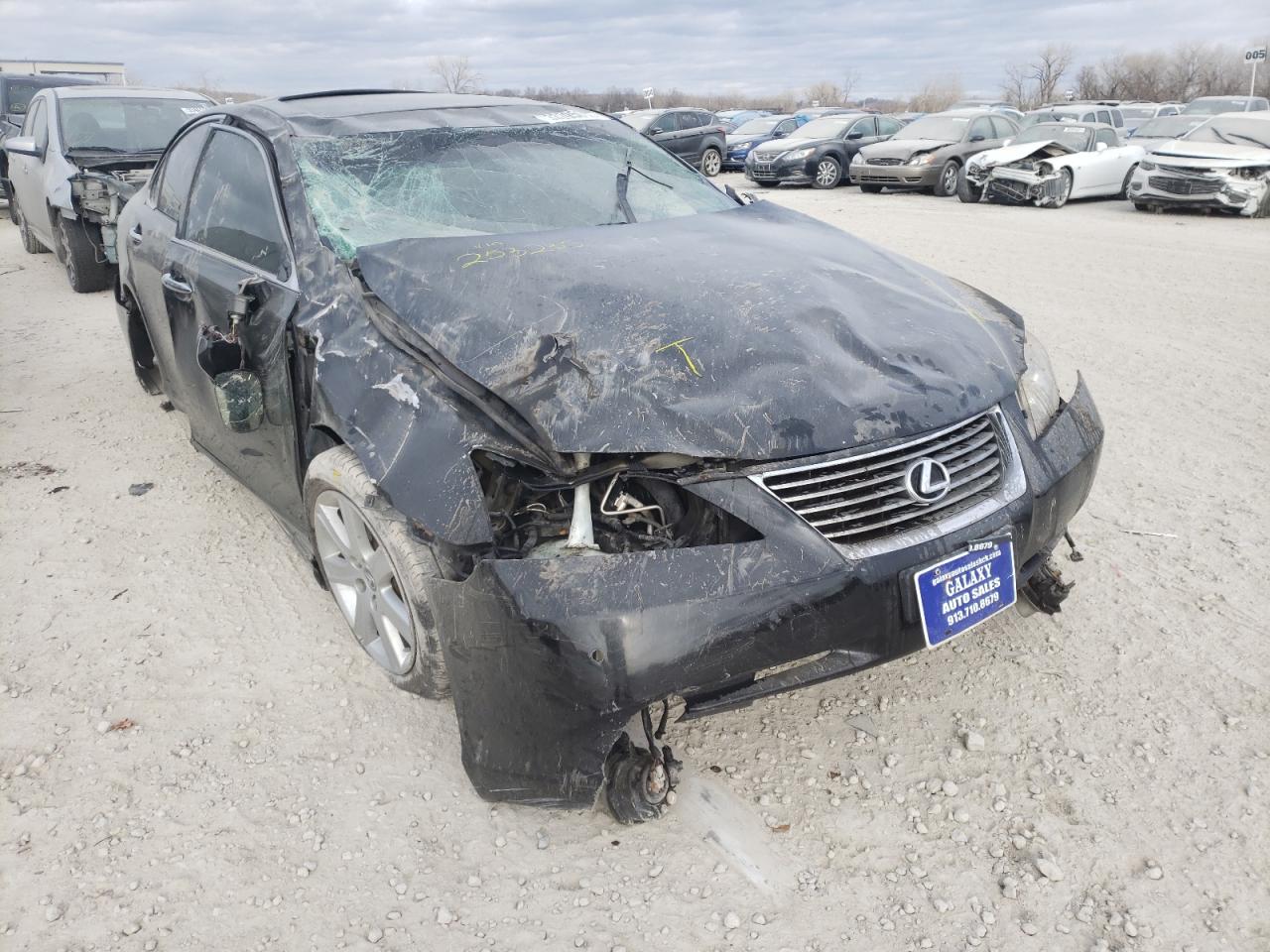 LEXUS ES 350 2008 with VIN JTHBJ46G782253235 - Photo from auction
