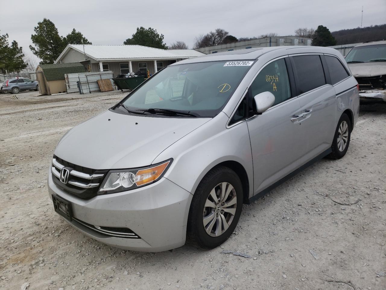 Photo 2 from auction – 2015 HONDA ODYSSEY EX with VIN 5FNRL5H6XFB011005
