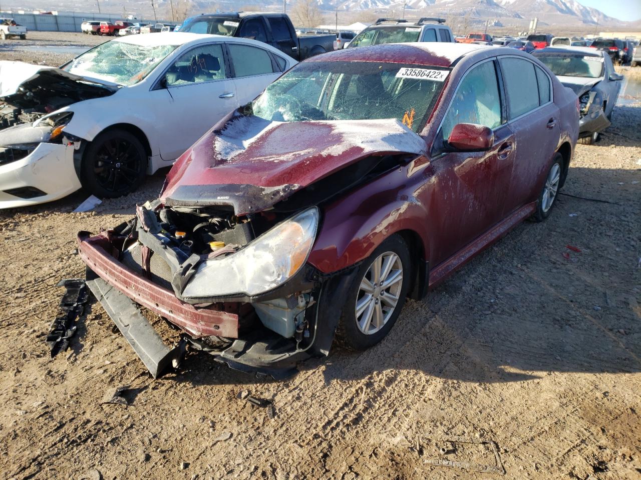 Photo 2 from auction – 2012 SUBARU LEGACY 2.5 with VIN 4S3BMBF64C3004219