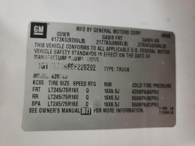 Photo 10 from auction – 2008 GMC SIERRA K25 with VIN 1GTHK23K68F228292