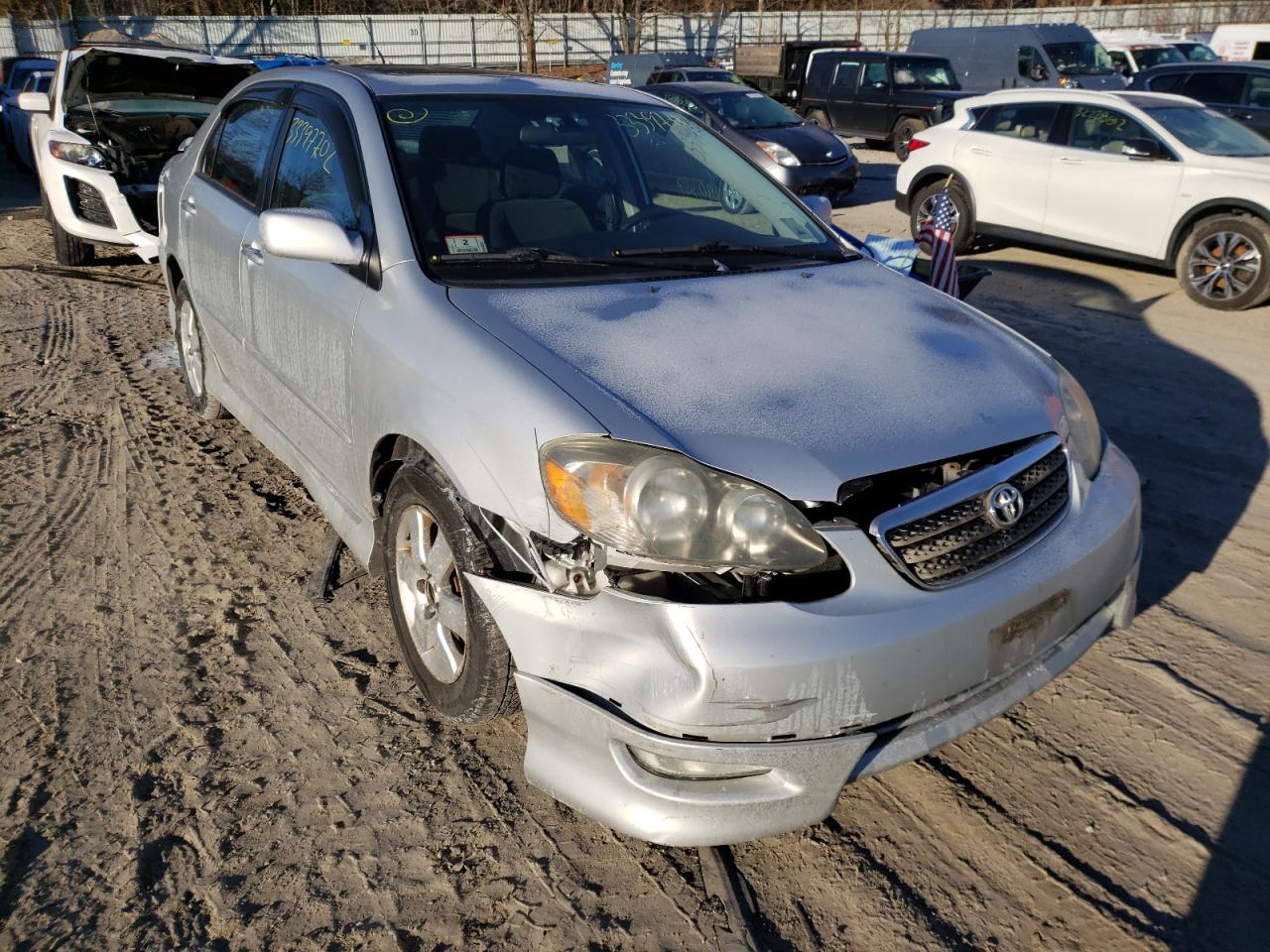 TOYOTA COROLLA CE 2006 with VIN 2T1BR32E66C577168 - Photo from auction