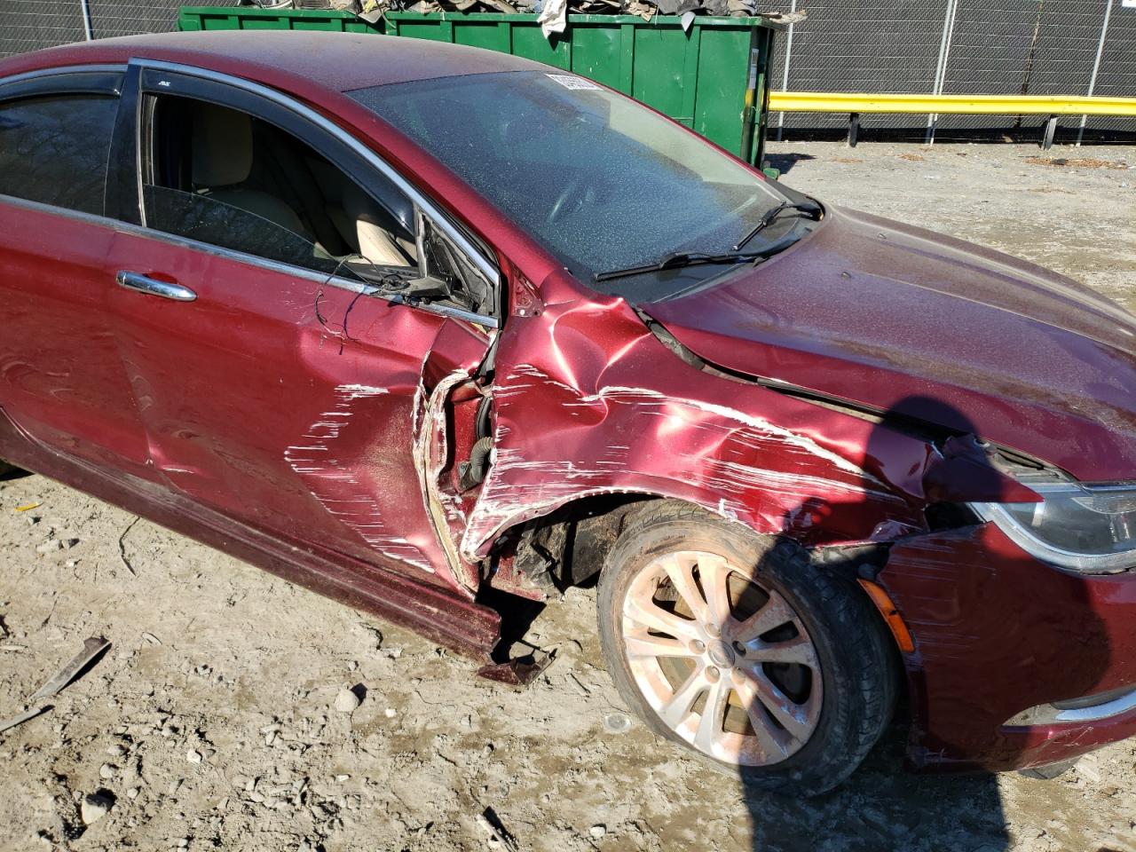Photo 9 from auction – 2015 CHRYSLER 200 LIMITE with VIN 1C3CCCAB4FN594954