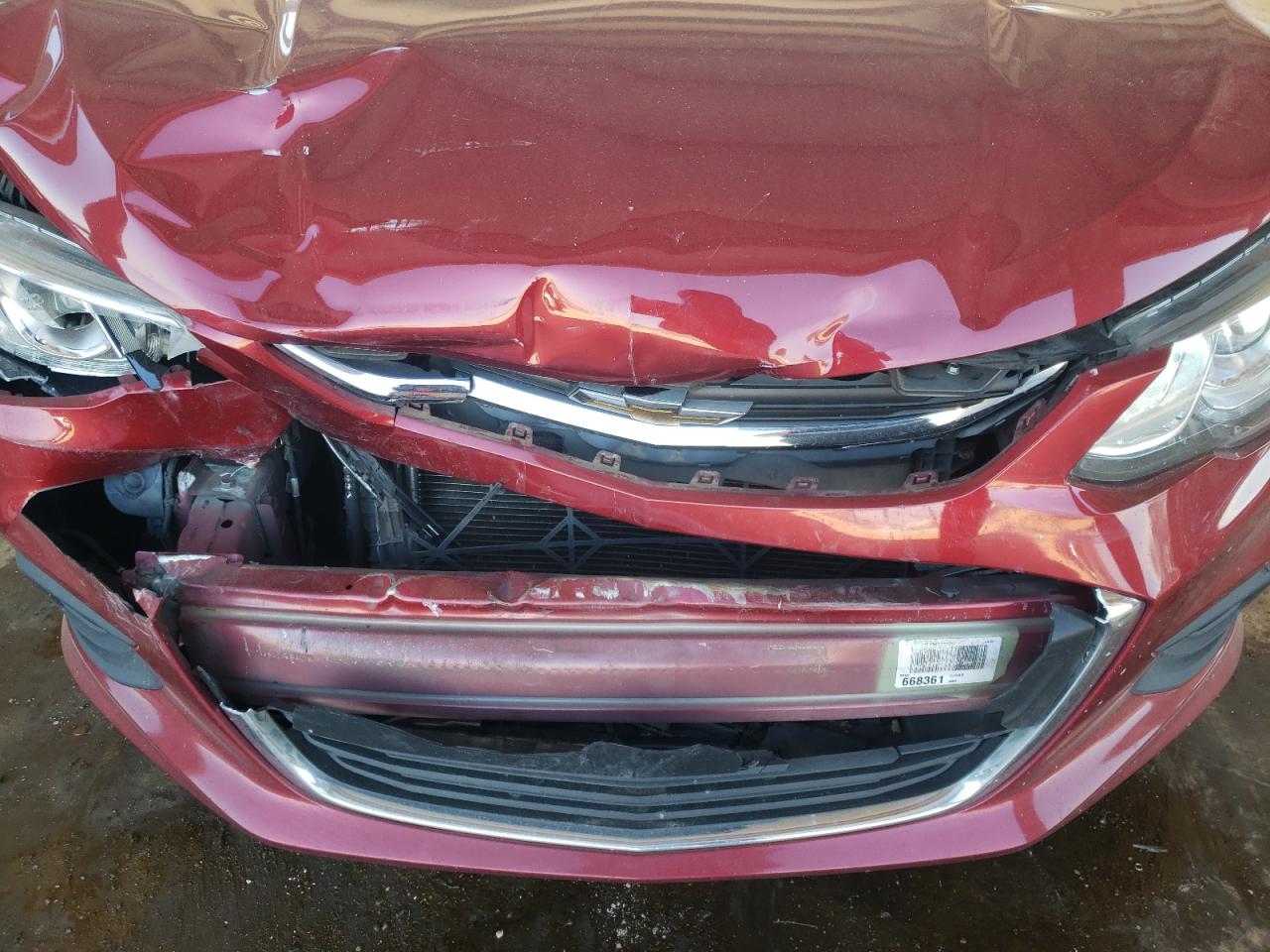Photo 7 from auction – 2017 CHEVROLET SONIC LT with VIN 1G1JD5SH8H4122031