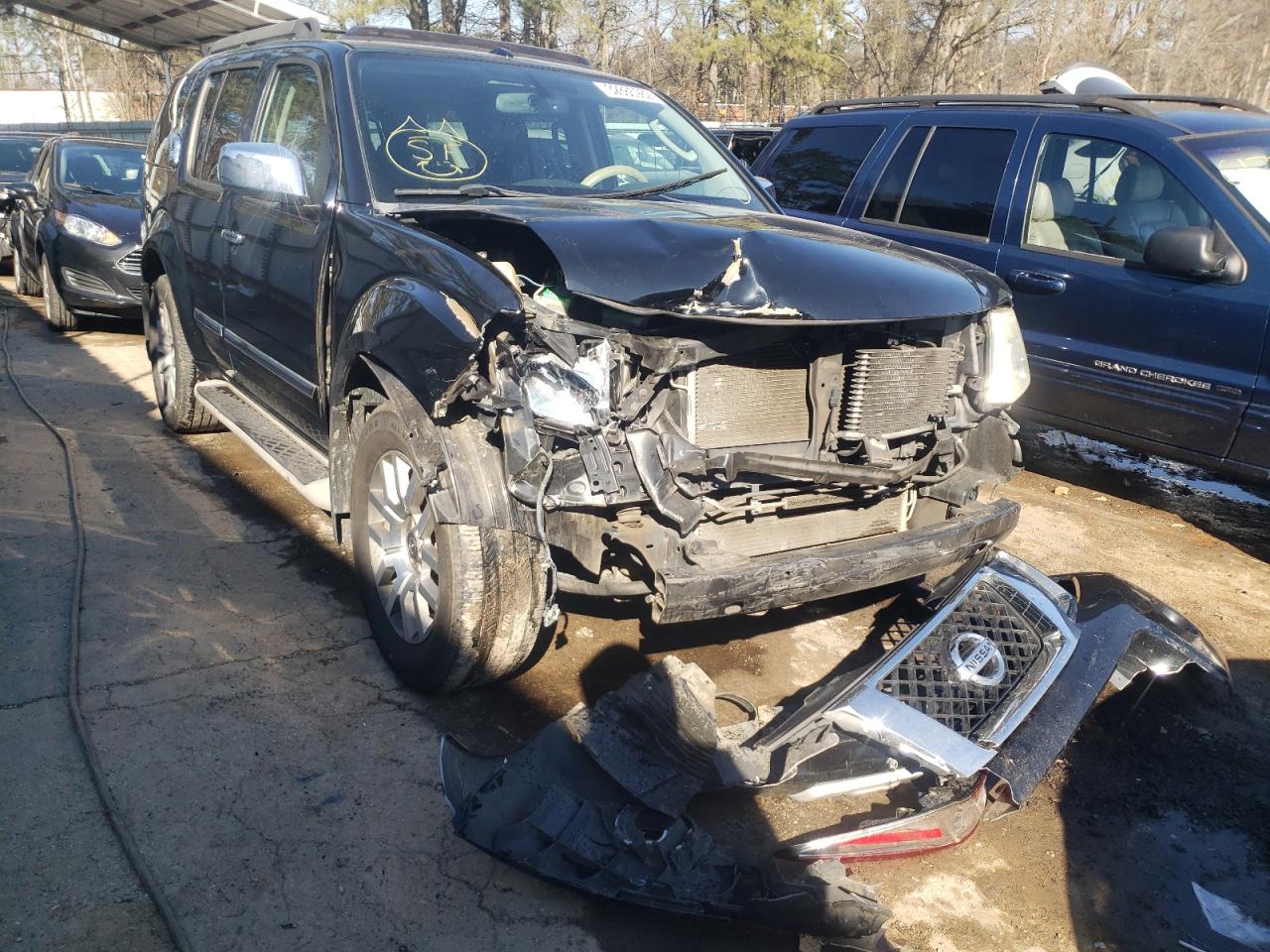 NISSAN PATHFINDER 2011 with VIN 5N1AR1NN7BC617154 - Photo from auction