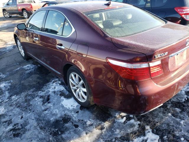 Photo 2 from auction – 2009 LEXUS LS 460 with VIN JTHCL46FX95002666