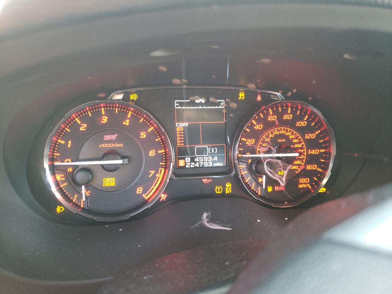 Photo 8 from auction – 2015 SUBARU WRX STI with VIN JF1VA2P66F9816634