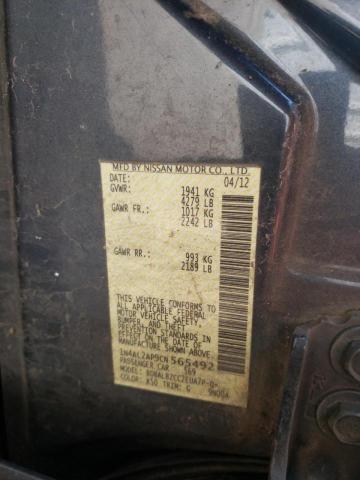 Photo 10 from auction – 2012 NISSAN ALTIMA BAS with VIN 1N4AL2AP9CN565492