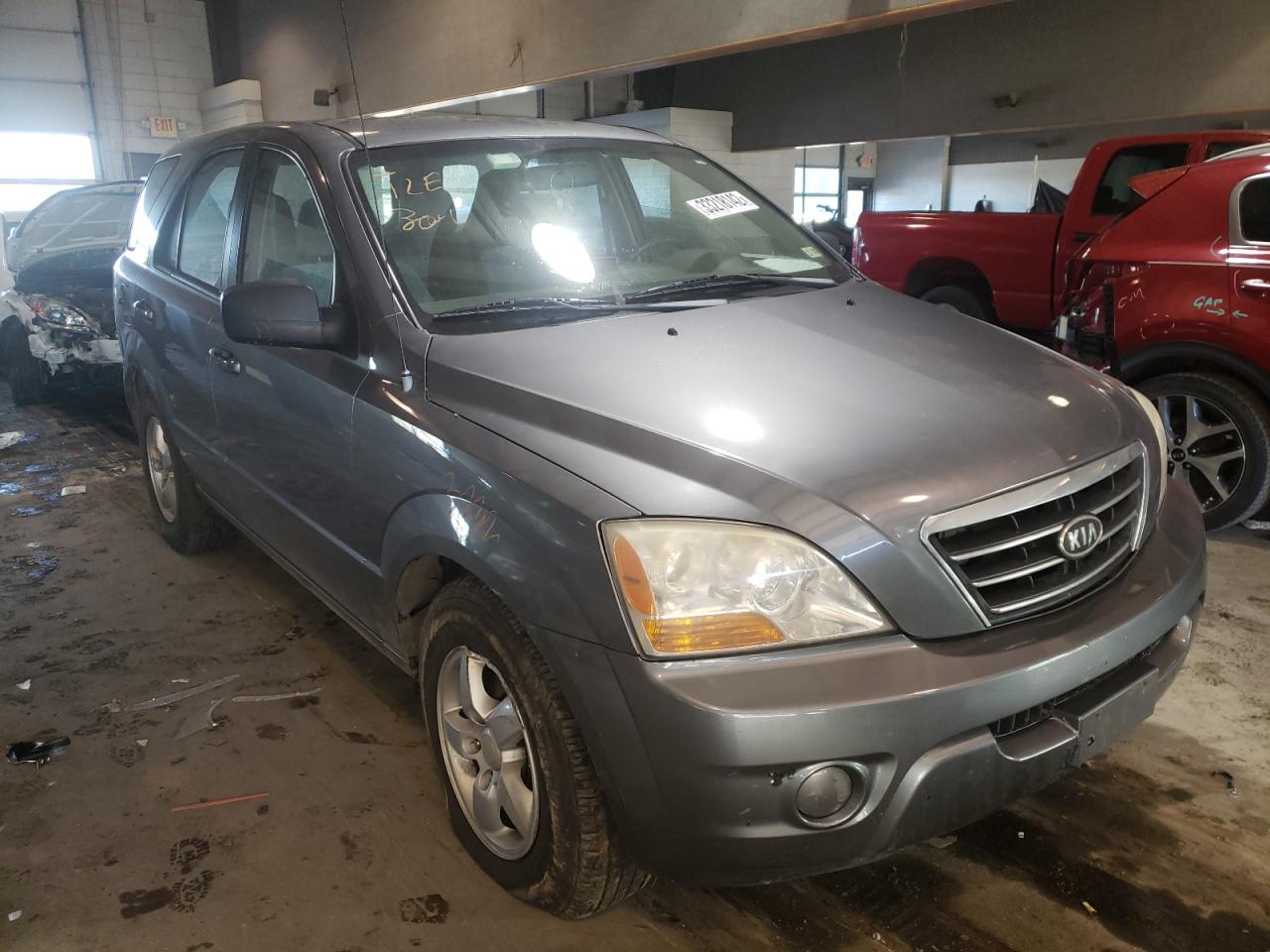 KIA SORENTO EX 2008 with VIN KNDJD735285816442 - Photo from auction