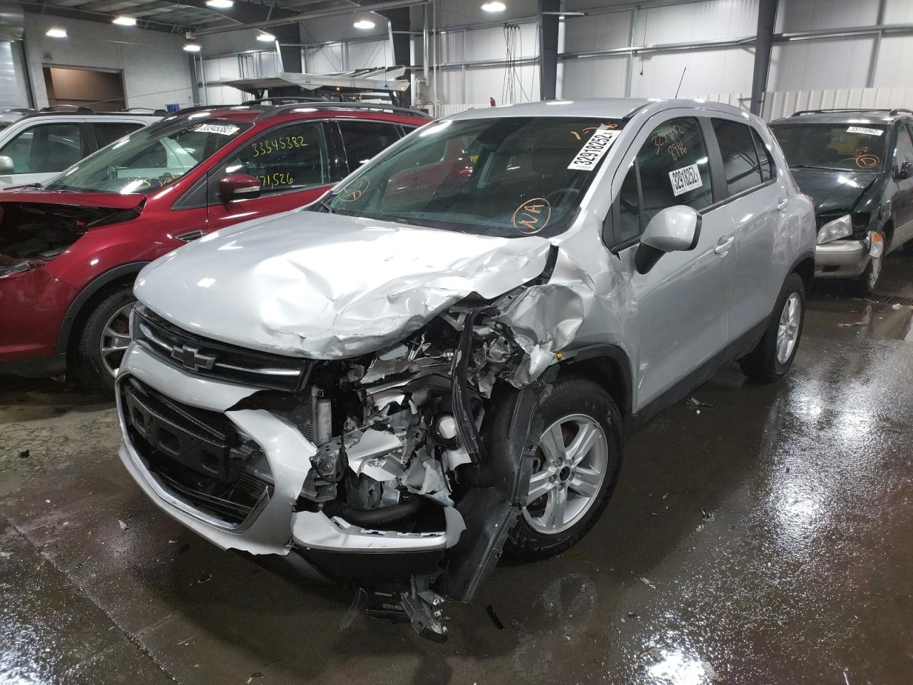 Photo 2 from auction – 2021 CHEVROLET TRAX LS with VIN KL7CJKSB3MB312759