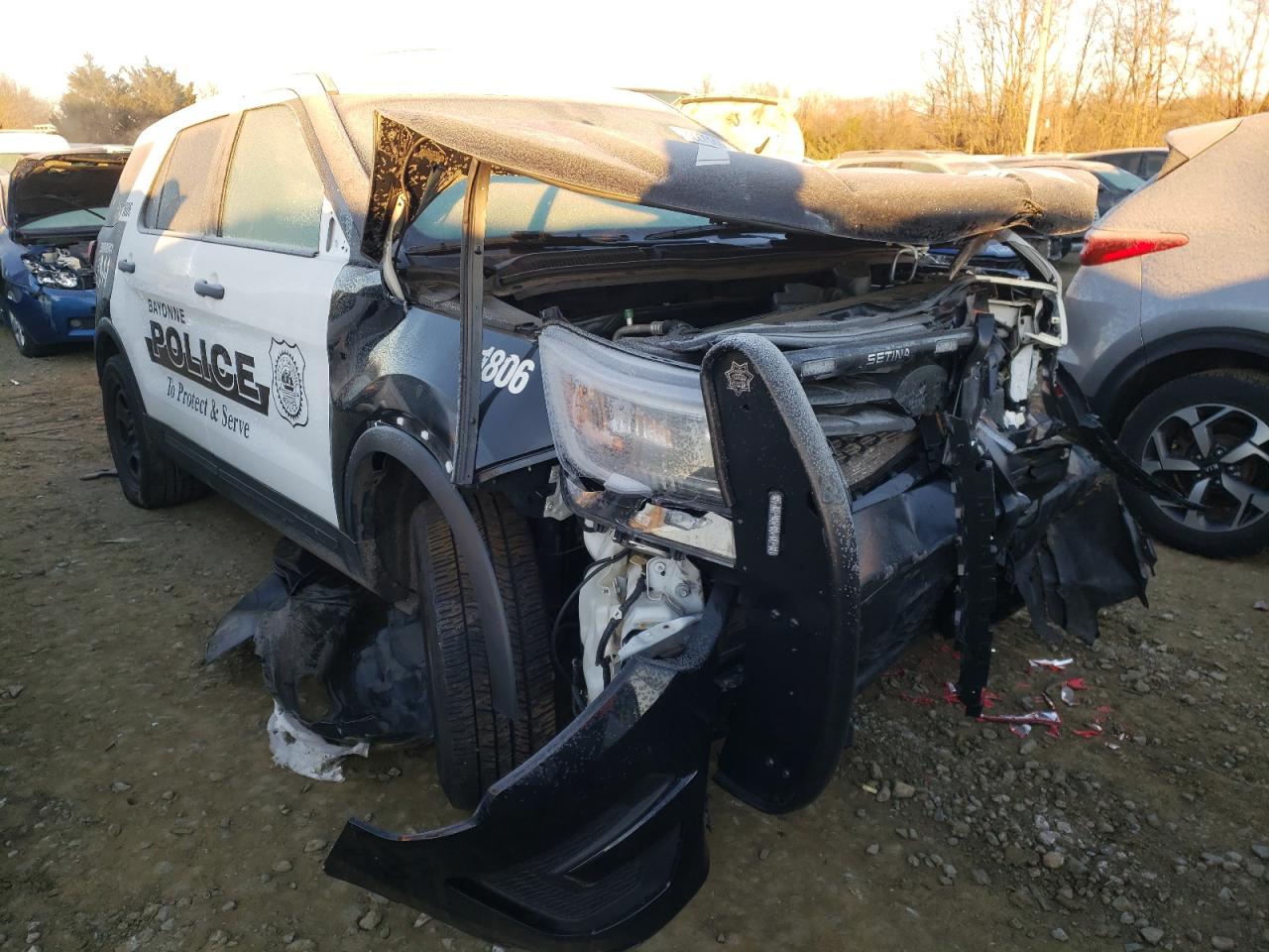 FORD EXPLORER P 2018 with VIN 1FM5K8AR3JGC34066 - Photo from auction