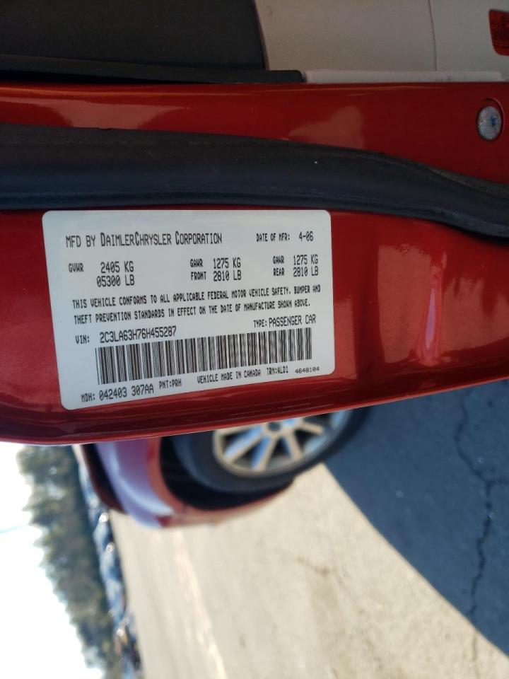 Photo 10 from auction – 2006 CHRYSLER 300C with VIN 2C3LA63H76H455287