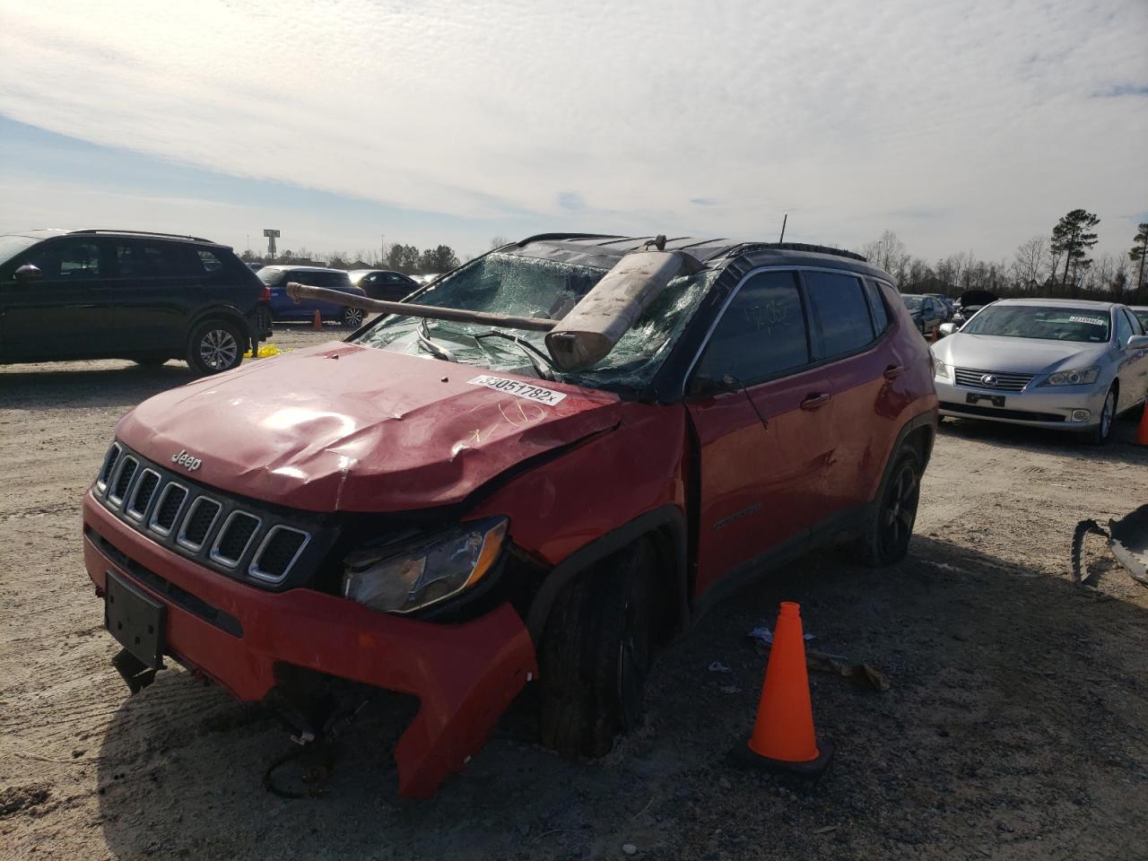 Photo 2 from auction – 2018 JEEP COMPASS LA with VIN 3C4NJCBB5JT268145