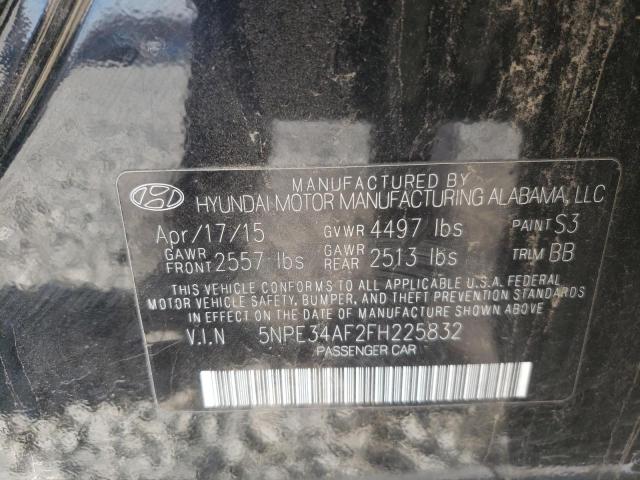 Photo 10 from auction – 2015 HYUNDAI SONATA SPO with VIN 5NPE34AF2FH225832